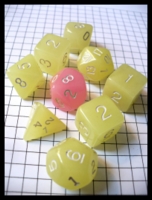Dice : Dice - Dice Sets - Glow in the Dark Set Lighted